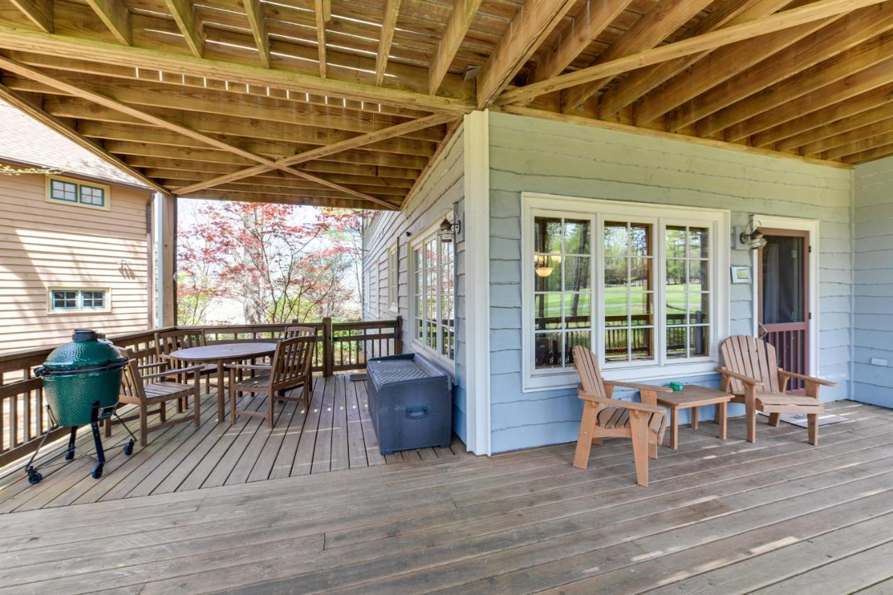 Inviting Cashiers Condo Deck And Golf Course Views! Exterior photo
